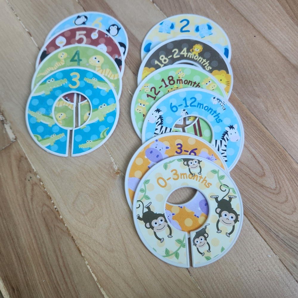 Animal-Themed Closet Dividers for Kids